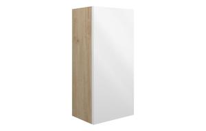 Eden 300mm Slim Base Unit - White Gloss (Oak Cab)